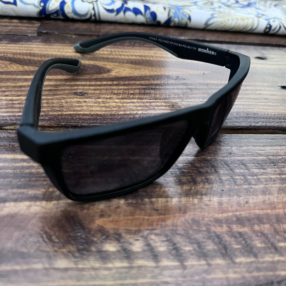 "IRONMAN" Matte Black Men's Sunglasses POLARIZED GUC ❤️